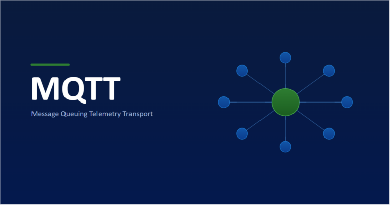 MQTT protokoll - central broker med hub-och-ekrar